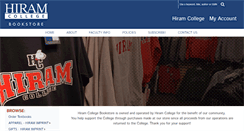 Desktop Screenshot of hiramcollegebookstore.com